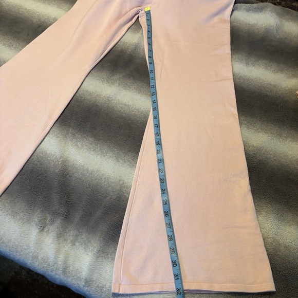 Juicy Couture Baby Pink Rhinestone Logo Knit Tracksuit Hoodie Pants Set XL - Picture 14 of 16